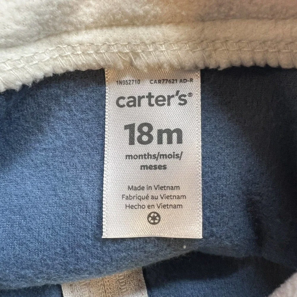 Carters Fleece Color Block Pullover 18‎ Month New
